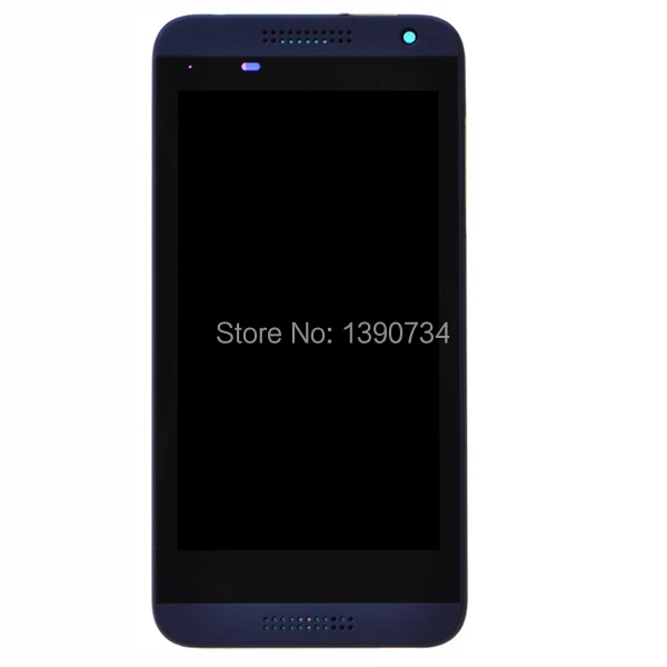 100 Guarantee Working Blue LCD Display Touch Screen Digitzer Assembly With Frame For HTC Desire D610