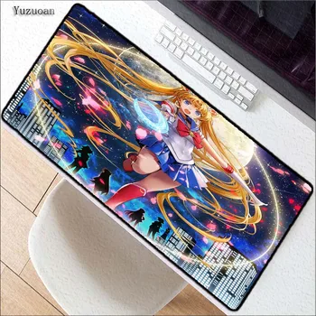 

Yuzuoan Sailor Moon Large Overlock Mouse pads 800x300x2mm pad to Mouse Notbook Computer Mousepad Cheapest Gaming pad As Gift