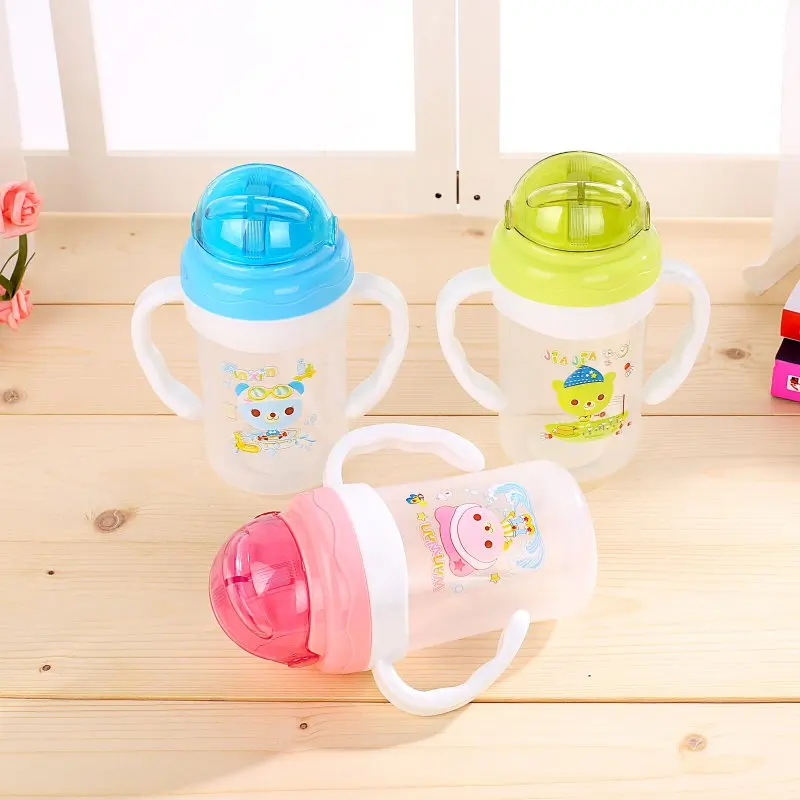 240ml Baby Drinking Water Bottle Learn Feeding Drinking