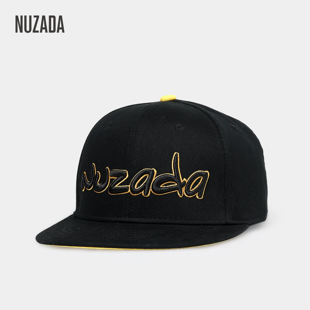 NUZADA Three Di для мужчин с вышивкой в стиле хип-хоп шапка высокого качества Iinternal двухслойная весенне-летняя пара шапка из хлопка