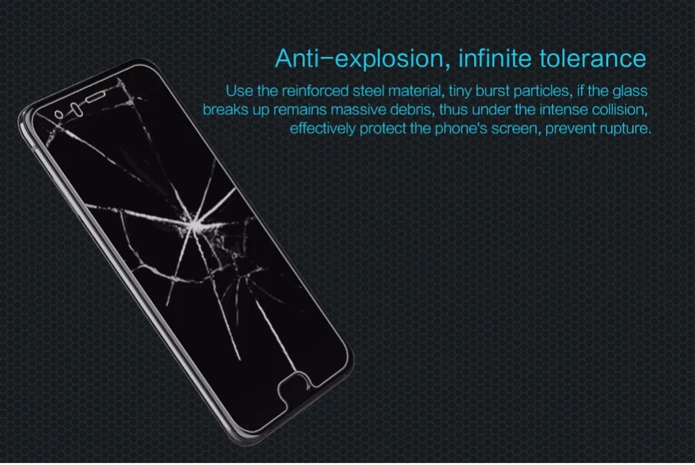 Jual Untuk xiaomi mi6 Kaca Tempered Nillkin Menakjubkan H H + PRO Anti ledakan Tempered Kaca Screen Protector Untuk Xiaomi 6 (5.15 inch)