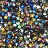 BTFBES – perles en cristal autrichien en forme de Bicone, 6mm, pour la fabrication de bijoux, bracelets, DIY, 50 pièces ► Photo 2/5