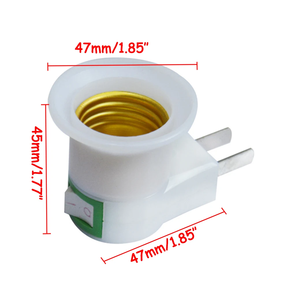TSLEEN белый современный E27 патрон лампы конвертеры 360 градусов гибкий расширенный E27 от 1 до 3,1 до 4,1 до 1 лампа база Pandent светильник - Цвет: E27 US Plug