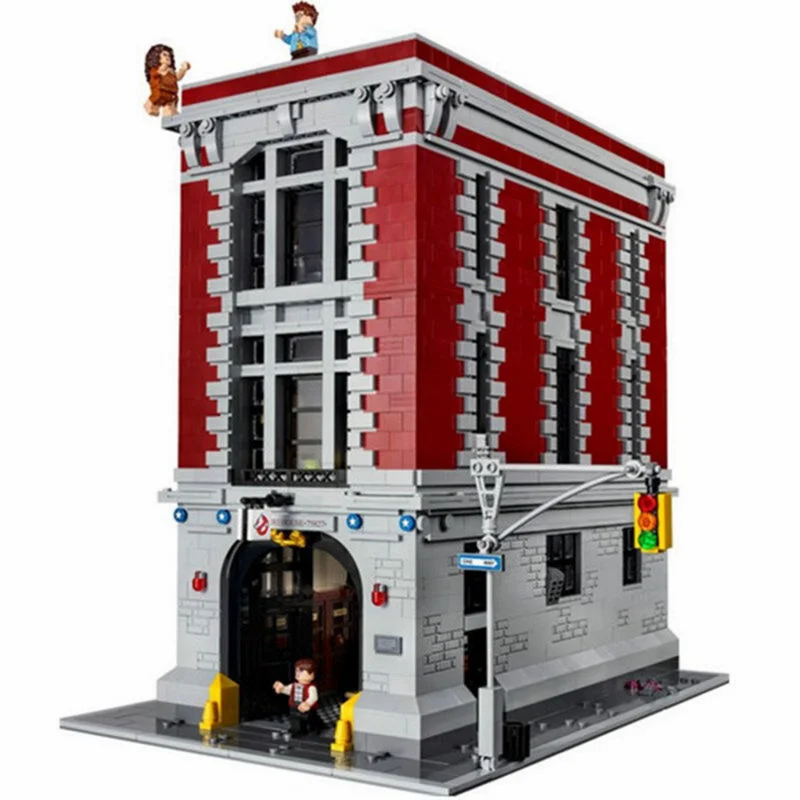 

Lepin 16001 4695Pcs Ghostbusters Firehouse Headquarters Model Building Kits Model set Toys For Children Compatible With 75827