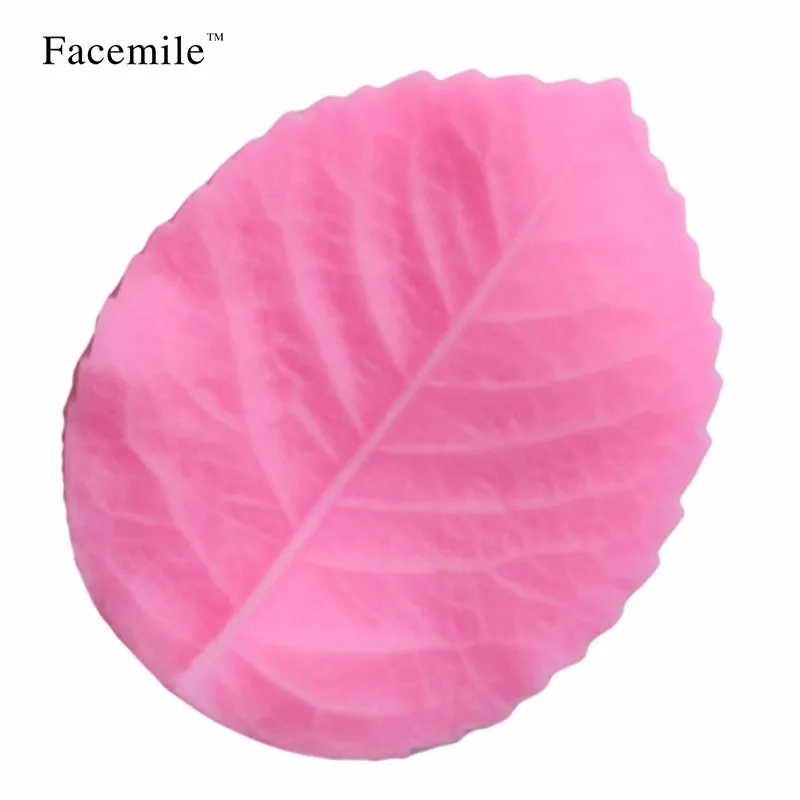 Facemile 2 шт./компл. текстура листьев лепесток силиконовые формы для торта кекс украшения Цвет розовый В переменного тока, 50-175