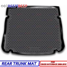 Для Chevrolet Cruze хэтчбек 2013- автомобильный коврик для багажника коврик для пола Коврик для багажника задний коврик для автомобиля Стайлинг