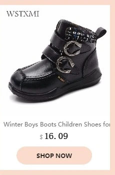 Осенне-зимние детские ботинки для мальчиков; модная обувь до середины икры; зимние ботинки из натуральной кожи; плюшевые теплые водонепроницаемые детские ботинки martin