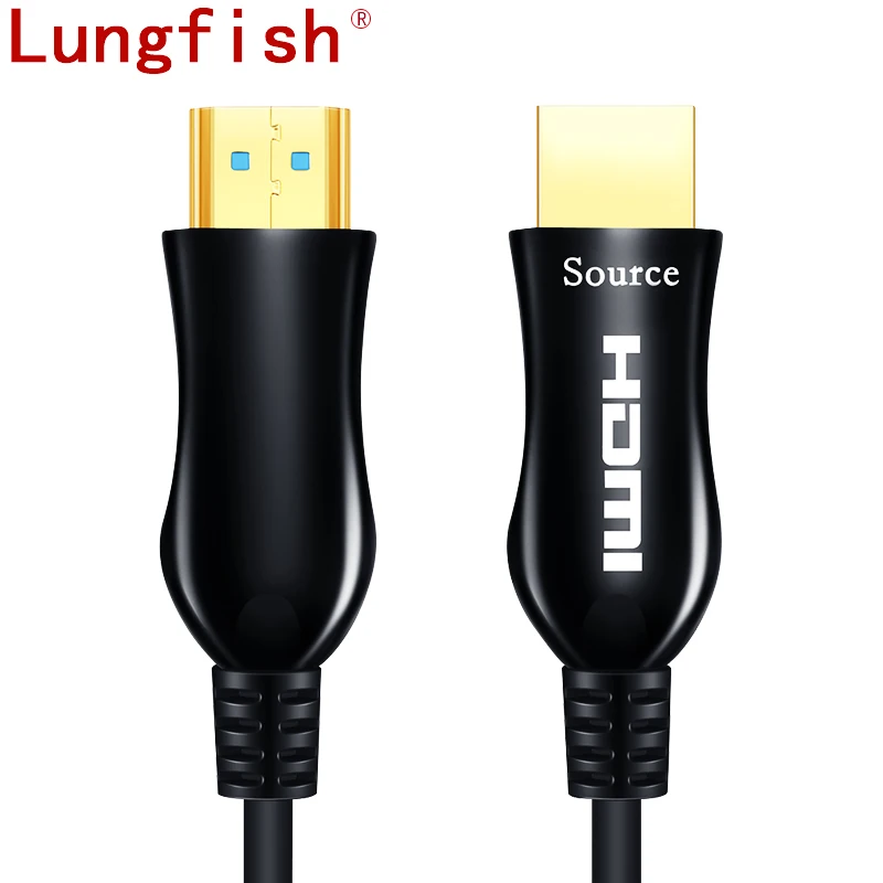 

Lungfish Optical Fiber HDMI Cable 4k 60HZ 2.0 2.0a 2.0b for HD TV Laptop PS3 Computer xbox 360 5m 10m 15m 20m 30m 50m