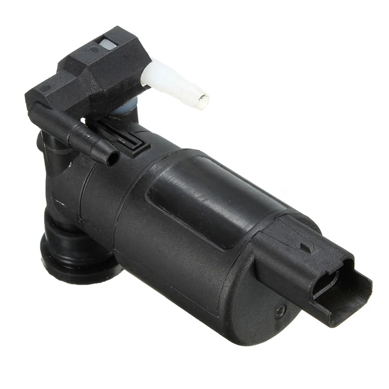 

2-Pin Windshield Glass Water Dual Outlet Washer Pump For Peugeot 307 607 608 12V