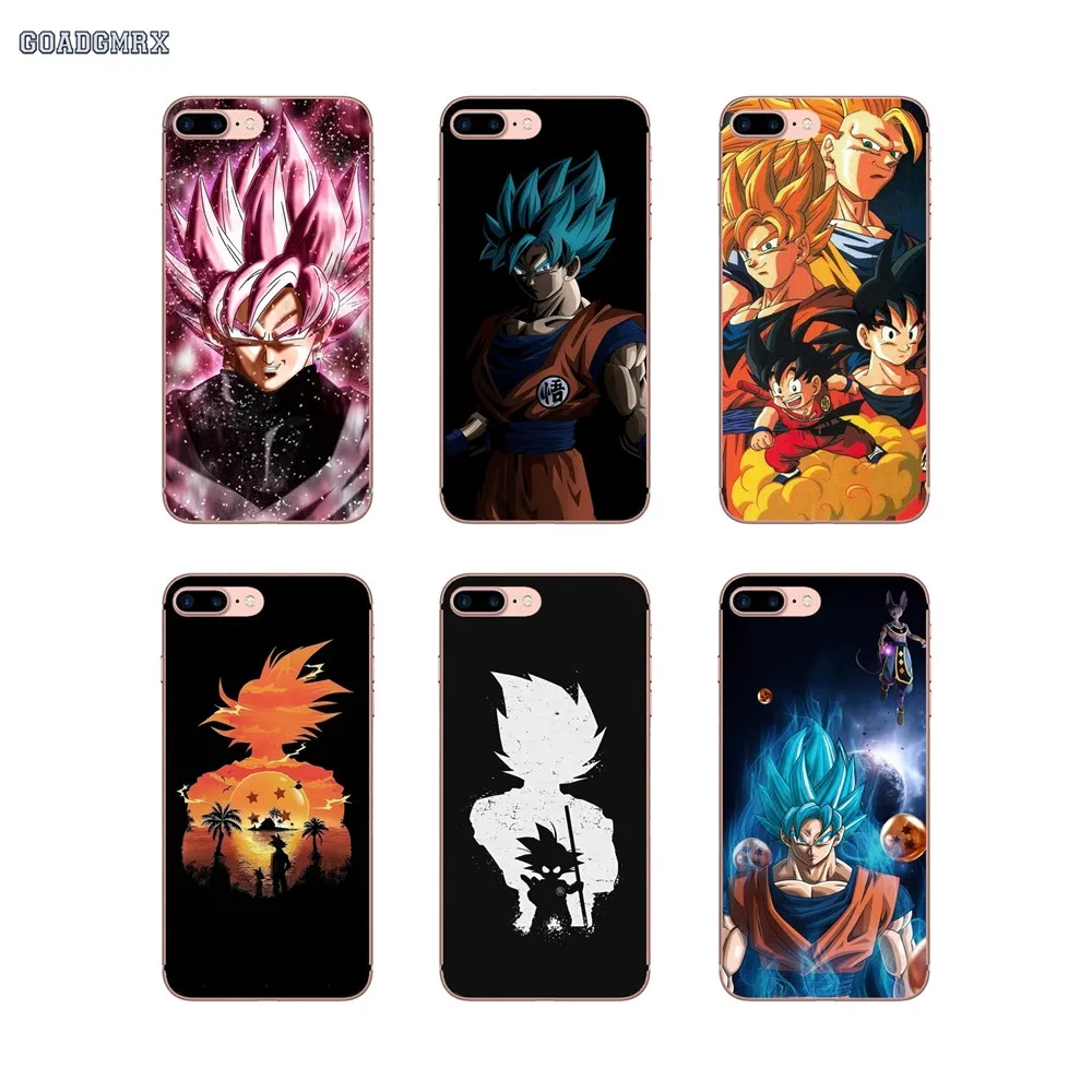 Dragon Ball Z Super Goku для samsung Galaxy S2 S3 S4 S5 Mini Alpha S6 S7 edge S8 S9 Plus J1 Grand Prime силиконовый кожаный