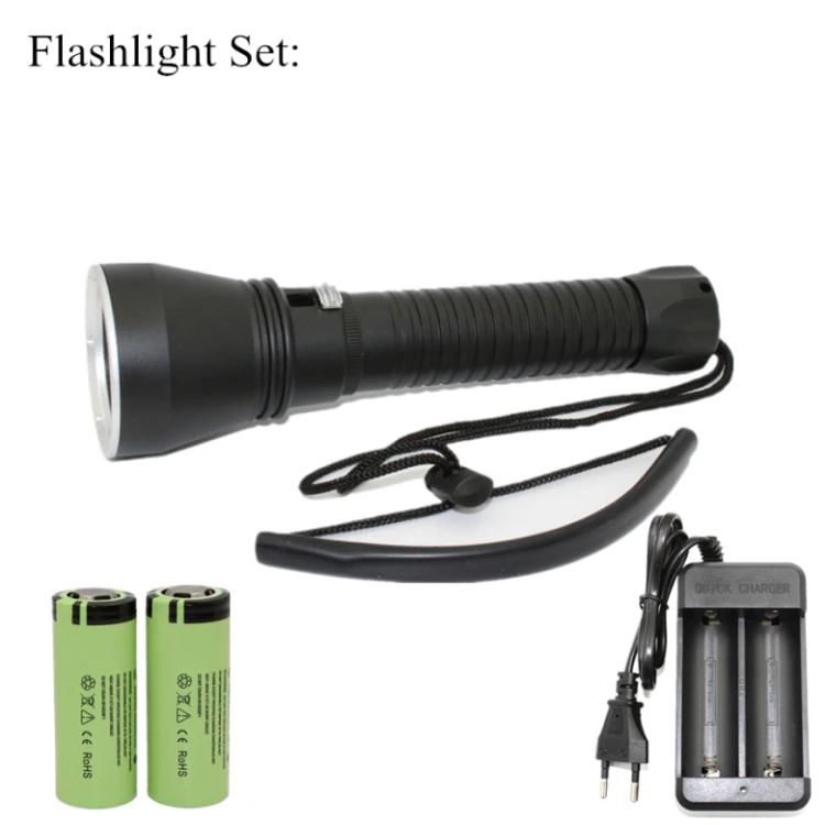 coast torches XHP70 XHP50 Diving flashlight LED 4200 Lumens yellow / white light tactical underwater lamp waterproof torch usb rechargeable led torch Flashlights