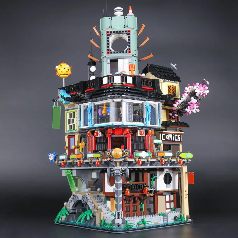

4953pcs Ninjago City Masters Of Spinjitzu Model Building Blocks Toys Bricks Compatible Legoings 70620 Christmas Gifts For Kids