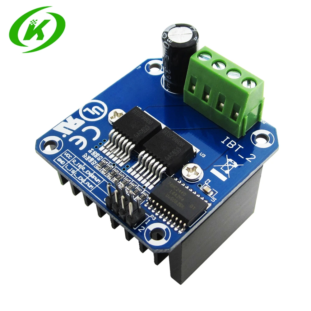 Double BTS7960 BTS7960B DC 43A Stepper Motor Driver Module H Bridge PWM ...