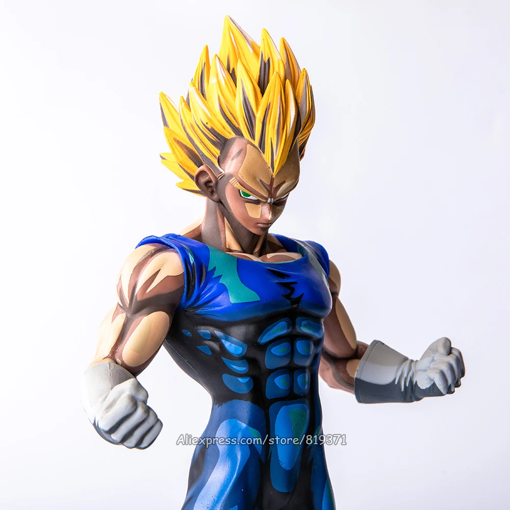 Большой размеры специальные аниме краски цвет 26 см Dragon Ball Z Super Saiyan vegeta ПВХ пластмассовая фигурка DragonBall Коллекция Модель игрушечные лошадки