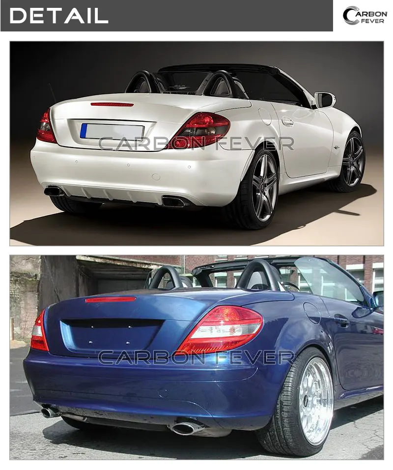 Для Mercedes R171 углеродного волокна задний спойлер загрузки губ 2004-2010 SLK200 SLK280 SLK300 SLK350