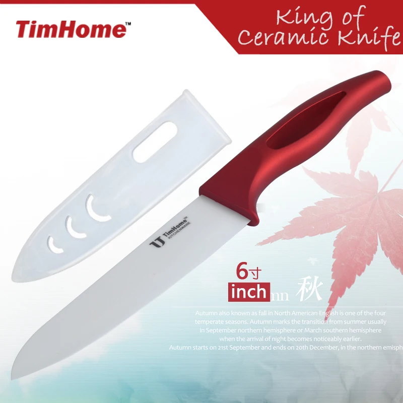 

Timhome Revolution Series II Free shipping 6" Chef Ceramic Knife
