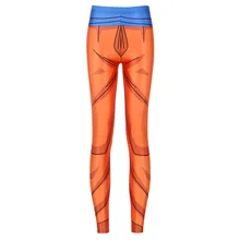 New Arrival 3752 Sexy Girl Cartoon Dragon Ball Super Cosplay Printed Elastic Fitness Polyester Workout Women Leggings Pants