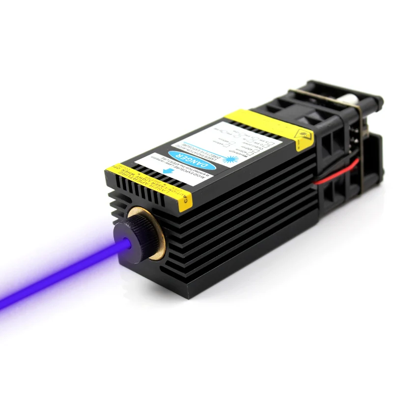 Oxлазеры 2,5 Вт 3,5 Вт 4 Вт синий лазерный модуль DIY лазерная головка для гравировки CNC лазерный гравер части - Цвет: black