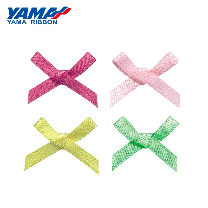 YAMA широкий 20mm±3mm высокое 18mm±3mm ручной завязанный 200 шт./пакет тафта цвета: золотистый, серебристый изнаночные атласная лента Diy подарок Свадебные украшения