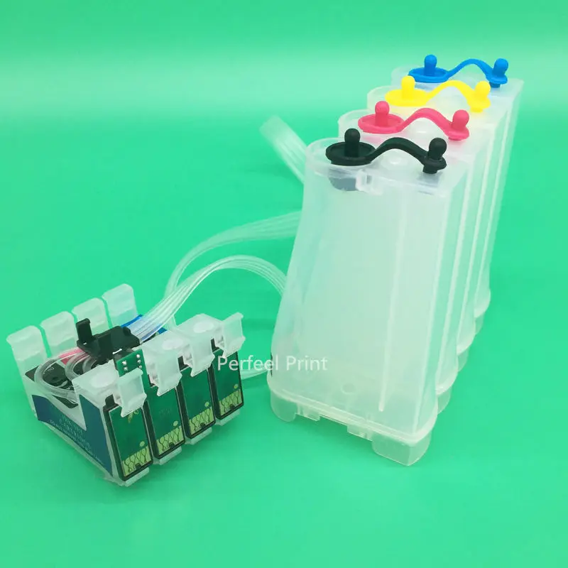 T1291-T1294 Empty CISS System With ARC Chip For Epson SX420W SX425W SX525WD SX620FW SX445 SX235W SX435W SX230 SX440W SX535WD