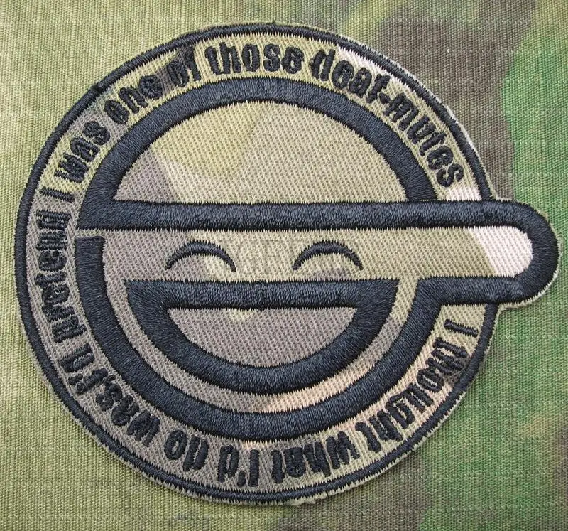 

Multicam GHOST IN SHELL-STAND ALONE COMPLEX The Laughing Man Embroidery patch B2786