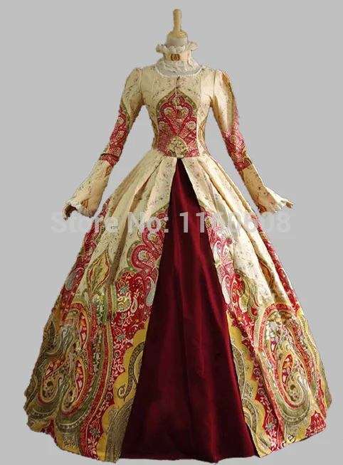 period ball gowns