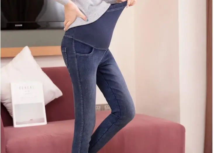 Женские Леггинсы для беременных, регулируемые эластичные легинсы для беременных, весенние штаны для беременных, джинсы для беременных