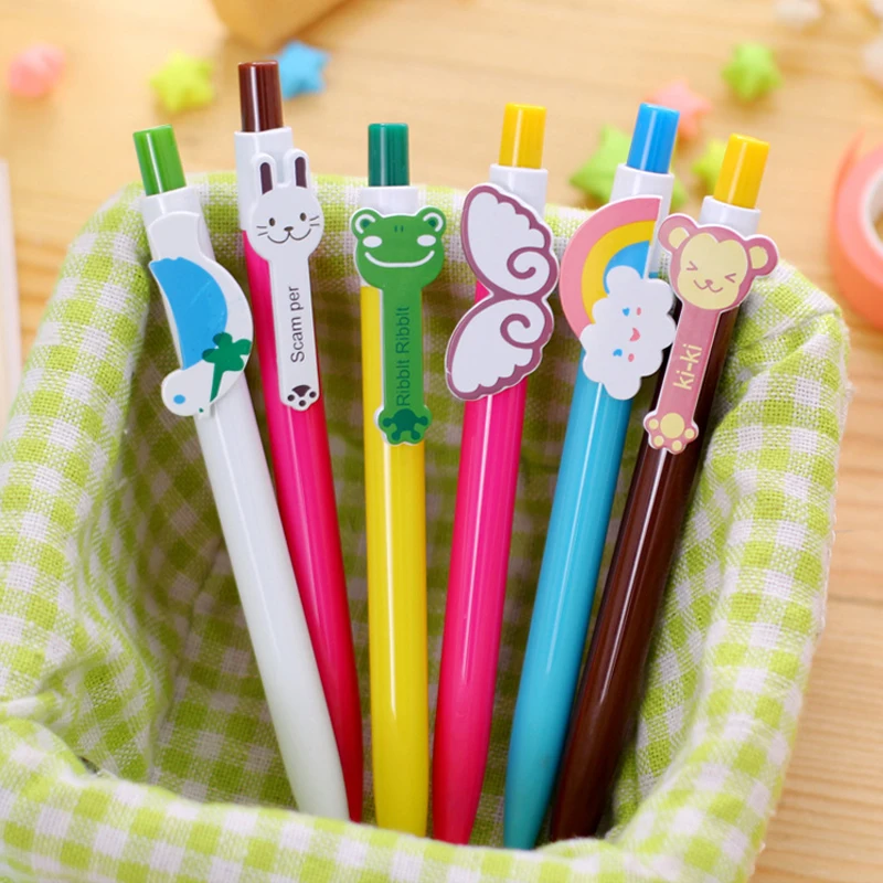 Милая Шариковая ручка с радугой из мультфильма Корейская креативная