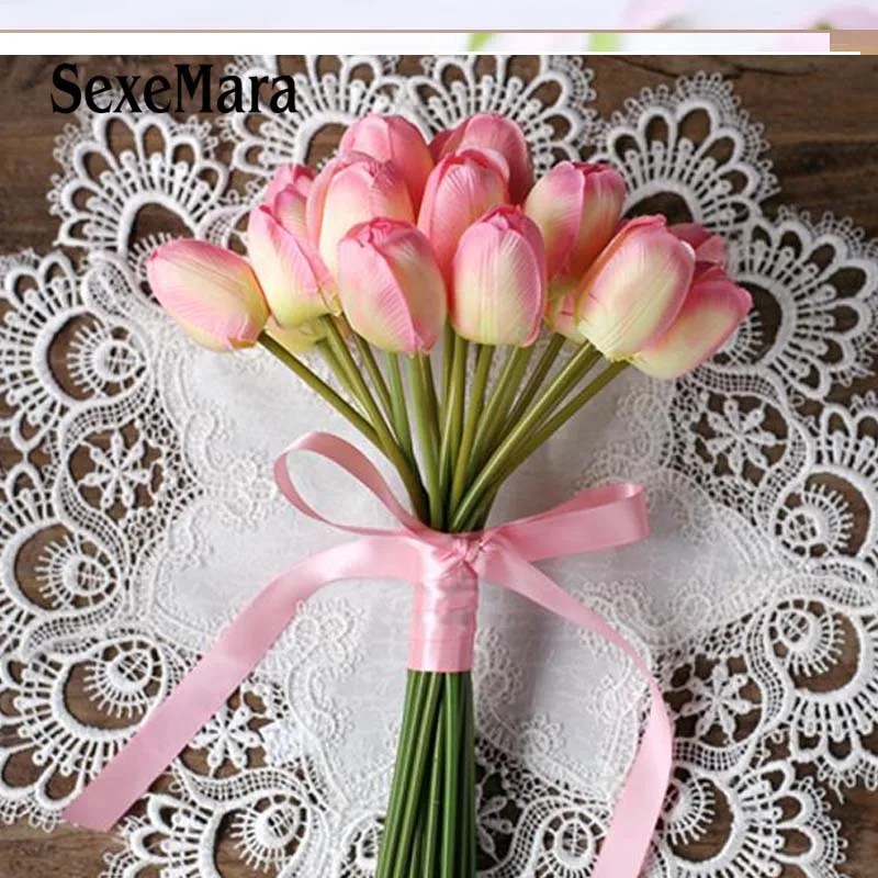 

Artificial Wedding Bouquet For Brides Ramos De Novia Bridal Bridesmaid sister Bouquet Handmade Brooch Flowers De Mariage