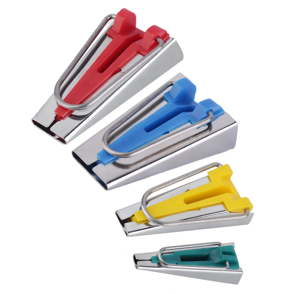 

2018 new High quality 1Pc Fabric Clover Bias Tape Maker Binding Tool 18mm Set Machine Tool Sewing Quilting hot selling