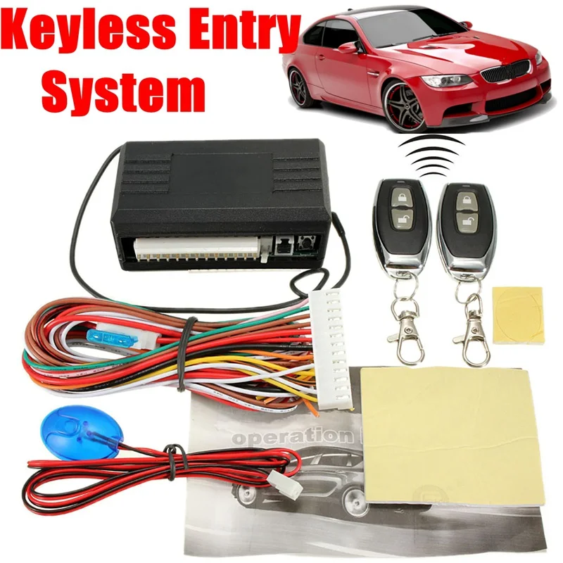 Car Auto Remote Central Kit Door Lock Locking Vehicle Keyless Entry System With Remote Controllers Car Styling Accessories