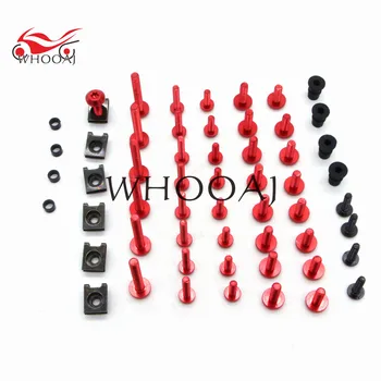 

For Kawasaki ZX-6R 636 ZX-10R ZX-12R Motorbike Scooters Fairing Body Bolts Spire Speed Fastener Clips Screw Spring Bolots Nuts