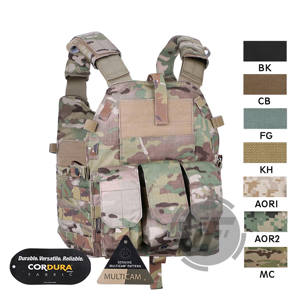 

Emerson Tactical LBT-6094K M4 Plate Carrier EmersonGear LBT 6094K Combat Vest Body Armor MOLLE with M16 Mag Magazine Pouches