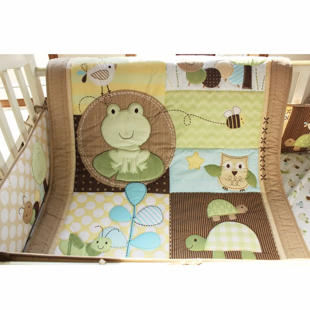 1Pcs Cotton Cot Comforter 33*42 Boys Girls Universal Baby Quilt Cartoon Print Crib Blankets Items Newborns cotton blanket baby blanket