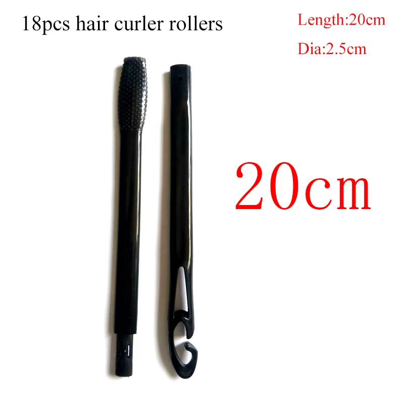 

18 pcs/set 20cm with diameter 2.5 cm long Magic hair curler hair rollers hair styling tools for 2018 new product
