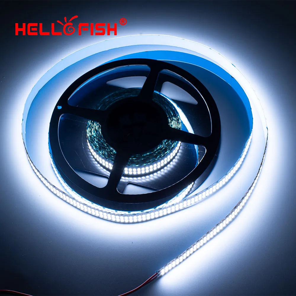 Светодиодная лента 24 В 2835 SMD 1200 2400 LED s Диодная гибкая печатная плата освещение 12