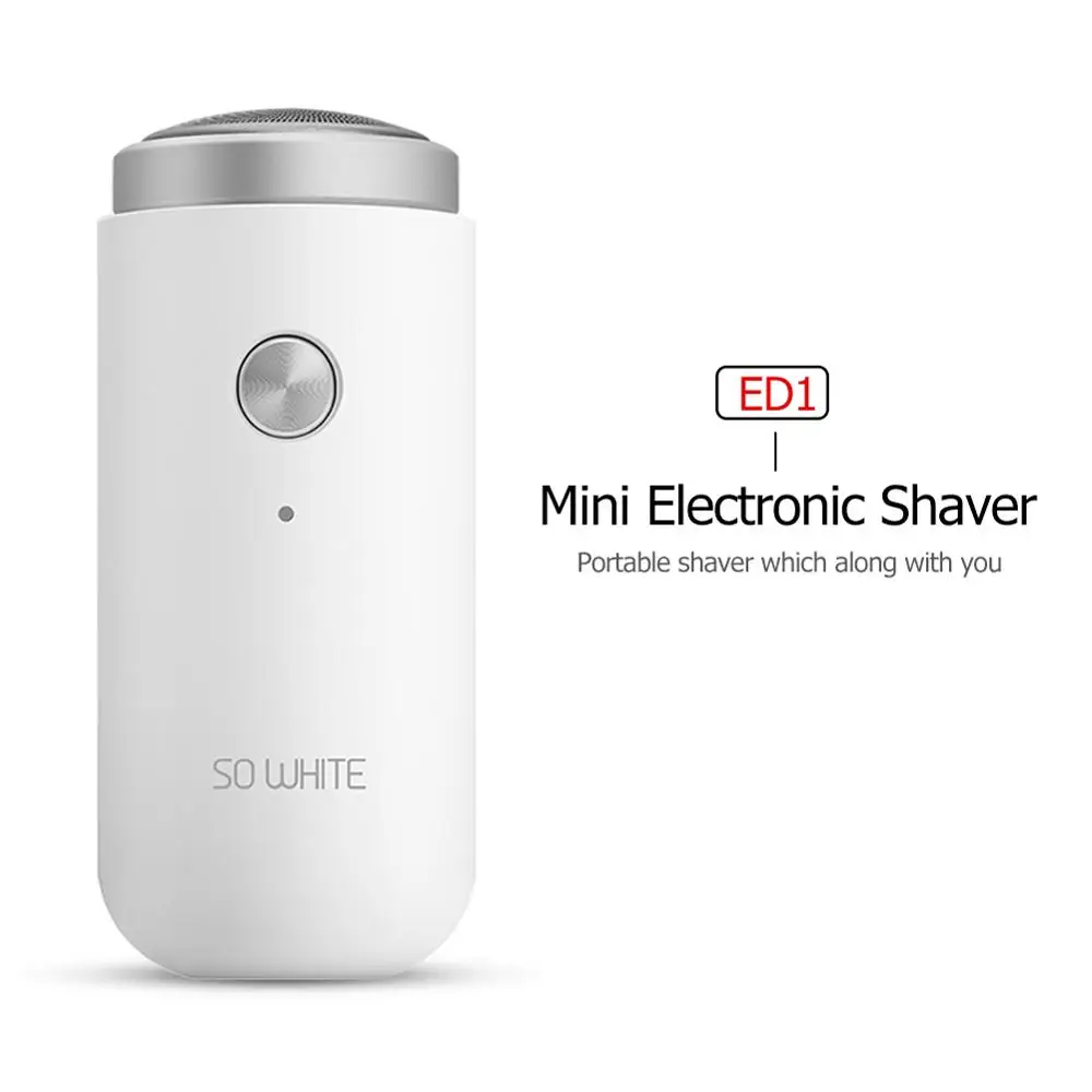 Günstig Xiaomi Mijia Elektrische Rasierer für Männer SO WEIß ED1 USB Rasierer Mini Wasserdichte Bart Trimmer Rasieren Barber Razor