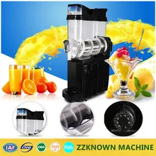 Commerical Ice Cream Maker with one Tank Slush Machine Cold Drink Dispenser Smoothies Machine with Ice Cream Machine
