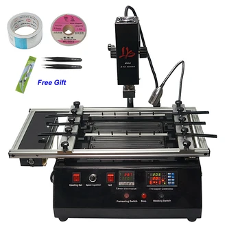 

LY M780 Hot Air BGA Rework Station Soldering Machine with Reballing Kit 5pcs Nozzles ESD Tweezers Desoldering Wire