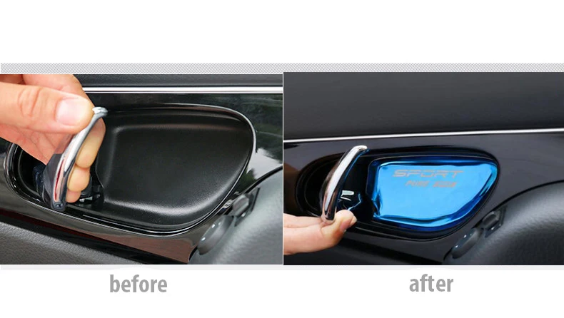 Car Styling Door Handle Cover Door Handle Bowl Trim for Fit for Qashqai j11 ST 2014 2015 Car Accessories car door handle cover
