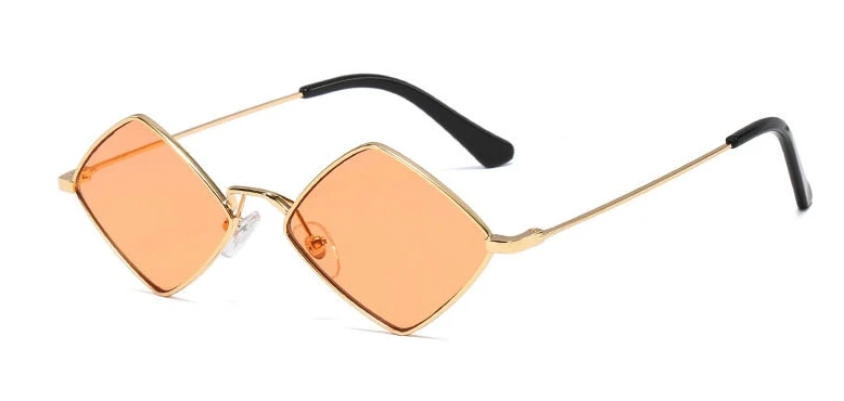 Солнцезащитные очки в небольшой оправе квадратной формы для мужчин и женщин модные очки UV400 Винтажные Очки 45916