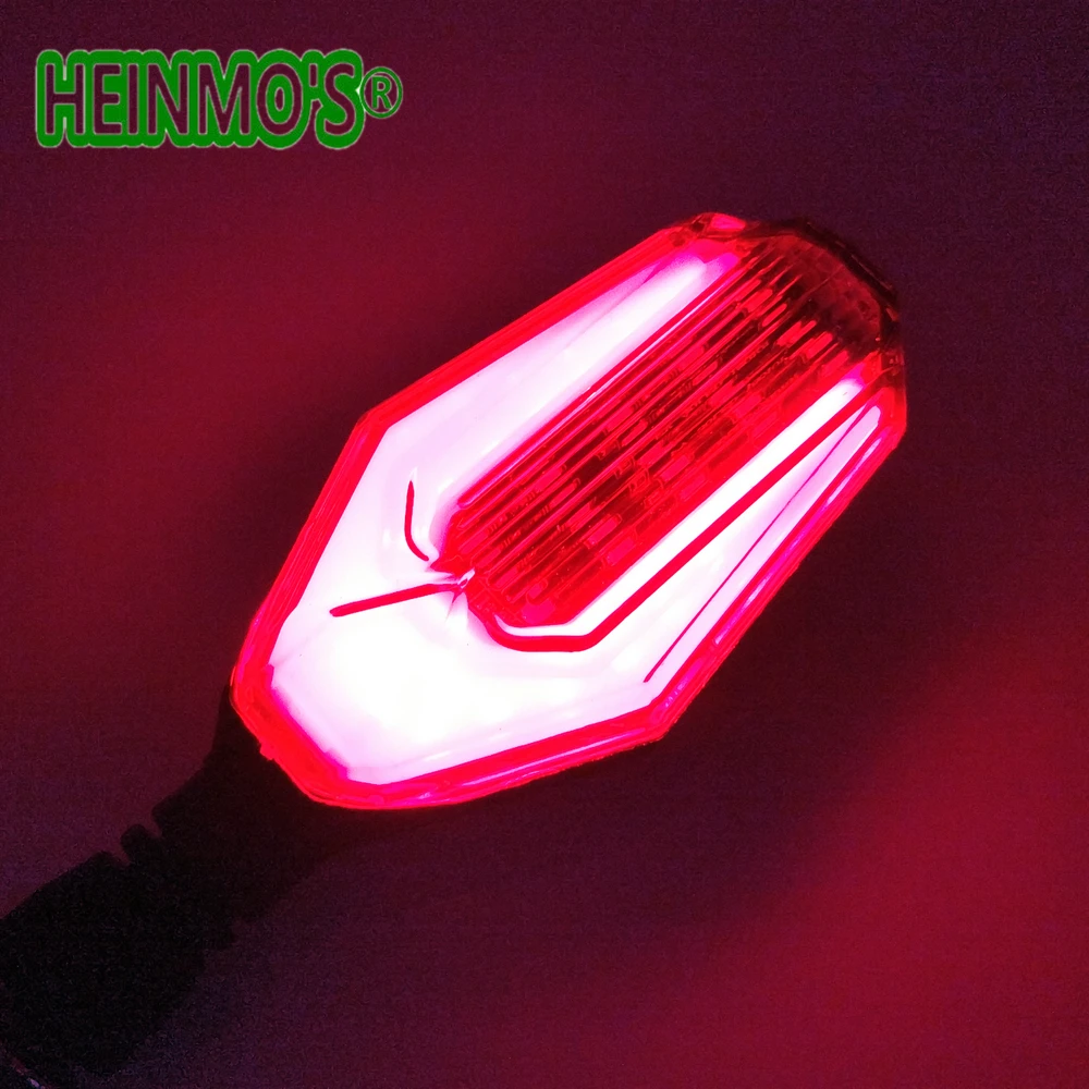 (AK) 12V LED Motorcycle Motorbike Rear Tail Turning Turn Signal Flasher Flashing Indicator Light Blinker Lamp (20)