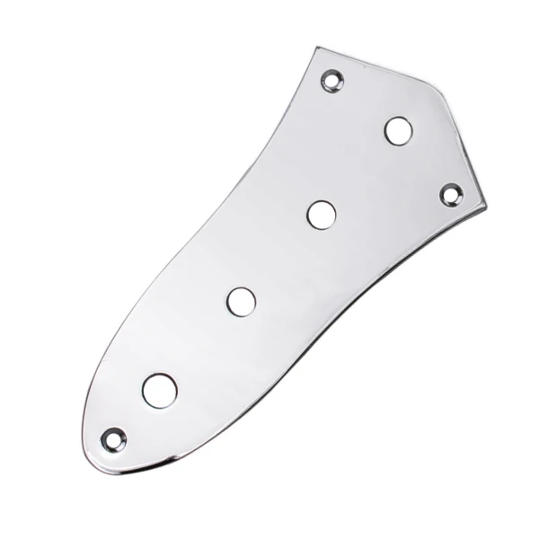 Durable Steel With Chrome Plating Control Plate Compatible With Jazz Bass Guitar Replacement
