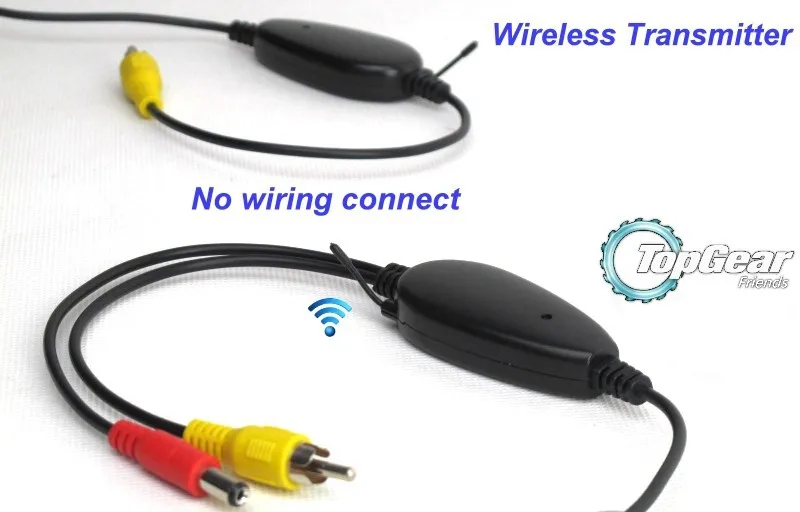 Rear View Car Camera + Wireless Receiver + Mirror Monitor Easy DIY Parking System For Volkswagen VW Passat B5 Magotan 5