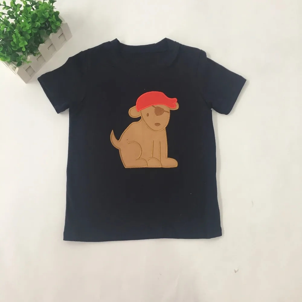 Puresun Super Cute Baby Boy Summer Clothes Cute Embroidery Naby Blue T-shirt With Red Shorts Set Baby Summer Boutique Clothing