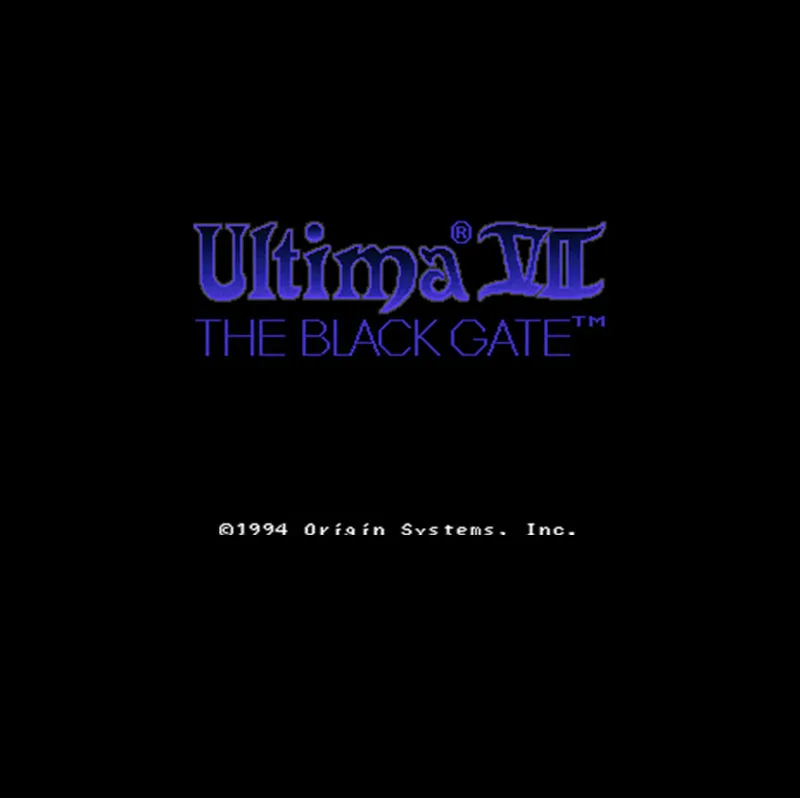 Ultima VII-черные ворота NTSC Версия 16 бит 46 Pin большая серая игровая карта для игровых игроков США