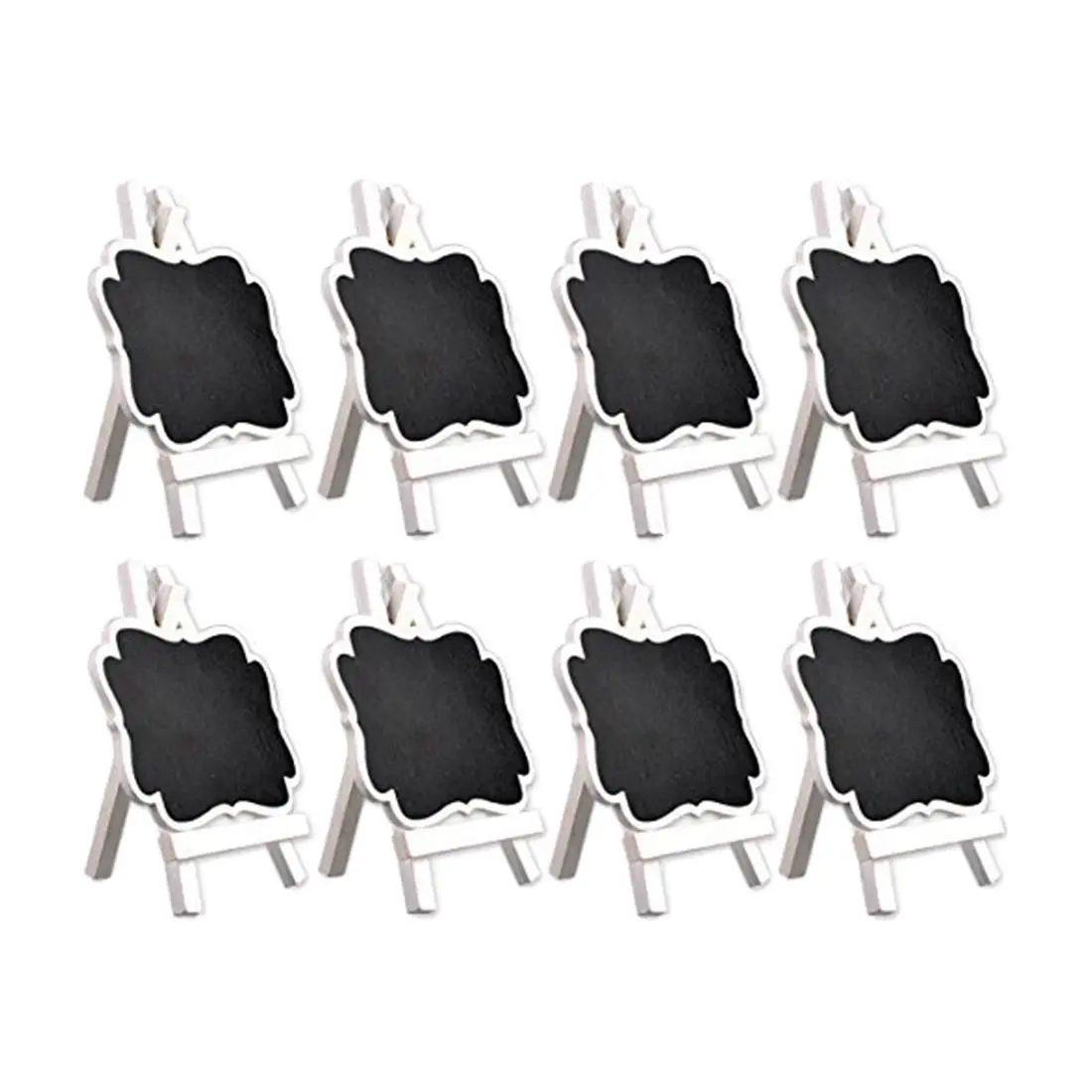 

Mini Chalkboard with White Wooden Easel,Suit for Marker & Chalk,Perfect for Wedding Party and Daily Home Decoration