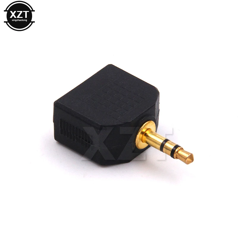 Adaptateur Y pour casque d'écoute - 1X 3.5mm Femelle vers 2X 3.5mm Mâl