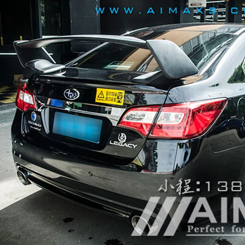 Стиль STI для subaru Legacy спойлер из углеродного волокна заднего багажника 2016 2017