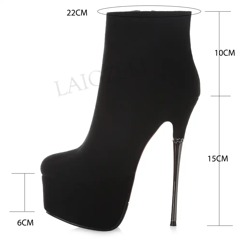 ladies black stiletto ankle boots